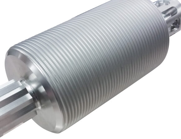 PRODUCT 1 100tの転造機による最大150mmの転造加工最大ねじピッチ15mmを実現