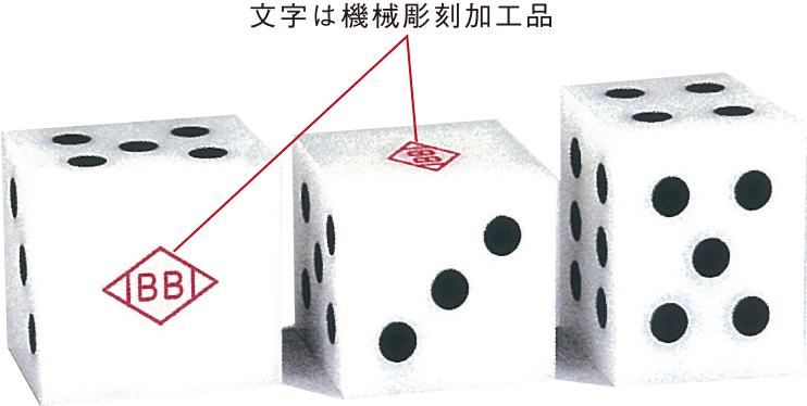 文字は機械彫刻加工品